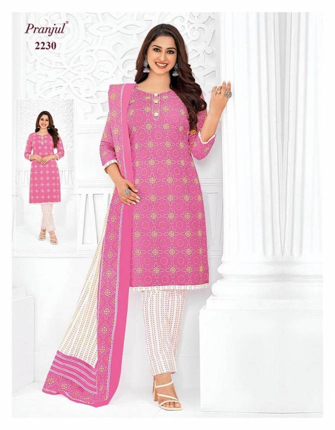Priyanka Vol 22 By Pranjul Printed Cotton Dress Material Wholesale Price In Surat